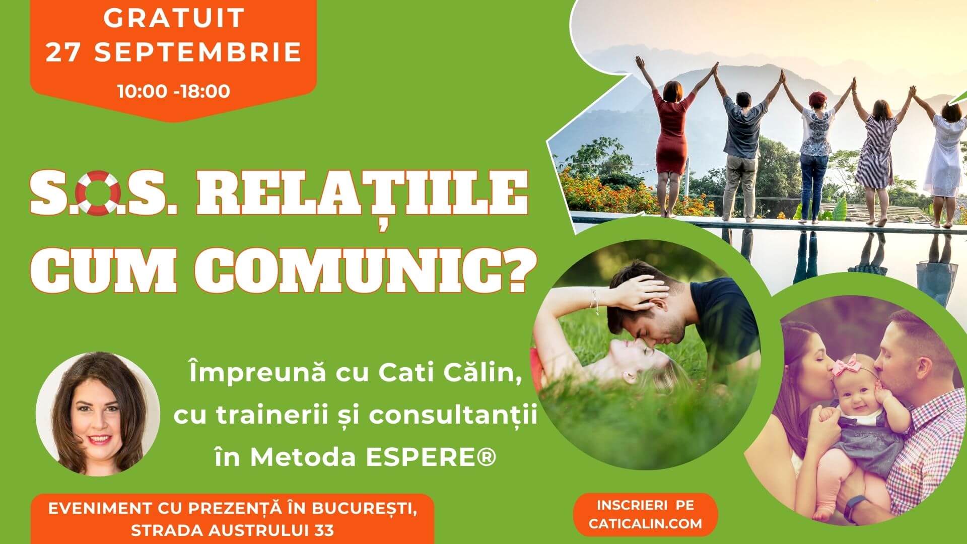 SOS relatiile cum comunic, eveniment gratuit 27.09.2025